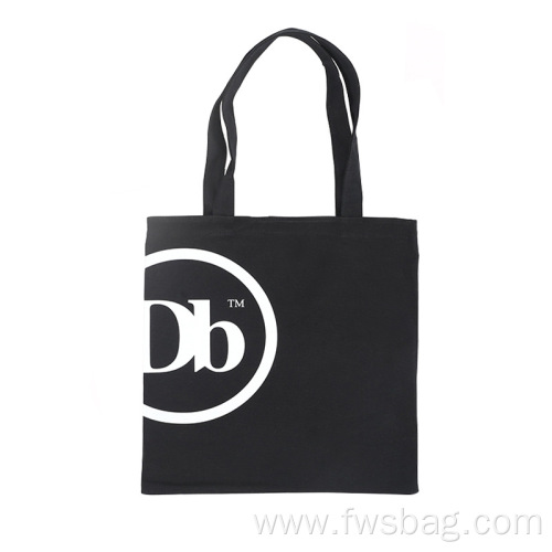 Spot portable cotton canvas bag printing logo customized wholesale female wholesale black gift advertising canvas bag